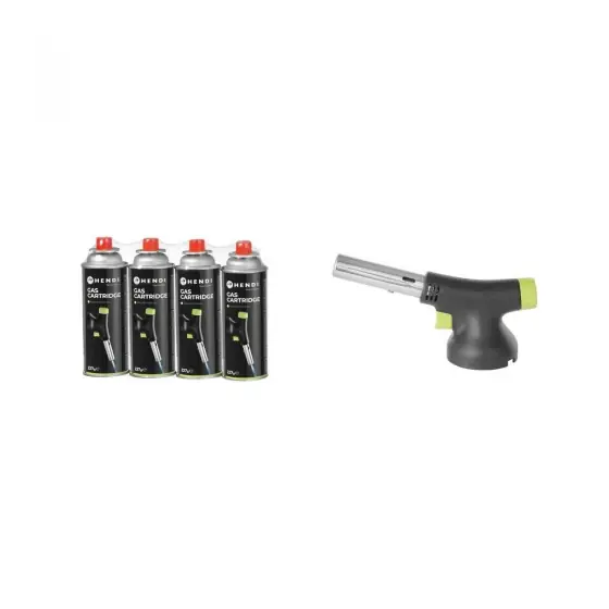 Pachet Set 4 rezerve gaz 227g + Arzător Creme-Brulee Jet Nu rata