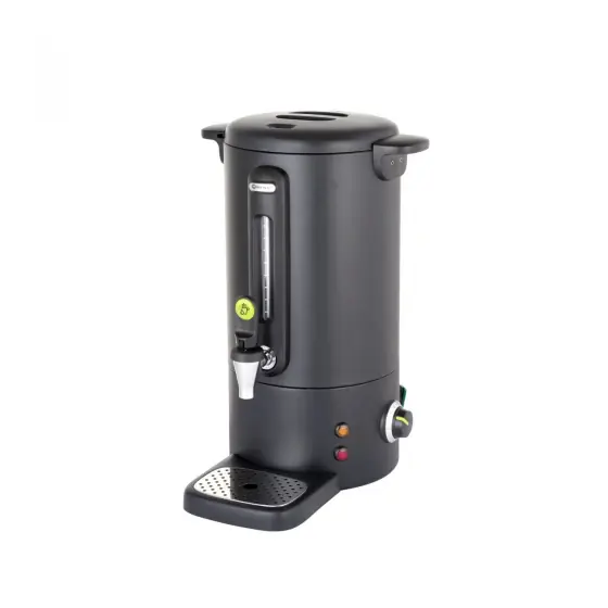 Doar azi Boiler pentru bauturi fierbinti 10 litri, inox, negru mat, termostat 0-100 gr C, 950 W, Concept Line Hendi, 307x330x(H)450 mm
