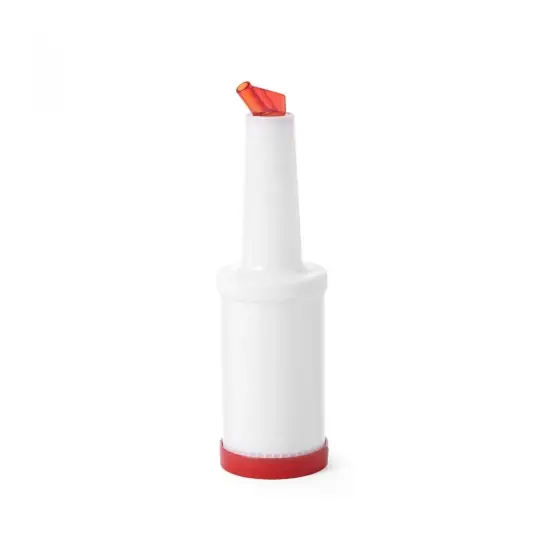 Preferatul clienților Recipient pentru mix coktailuri bar, rosu, 0,8 litri, 90x(H)300 mm, polipropilena, partea superioara detasabila, Hendi
