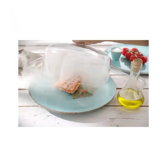 Cloche din sticla, Hendi, 24.5x(H)15 cm, poate fi utilizat in combinatie cu infuzorul de fum Promoție