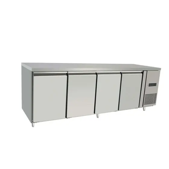 Masa frigorifica 4 usi, fara rebord, Arktic, Profi Line, GN 1/1, 220-240V/400W, 2230x700x(H)839mm Preț mic