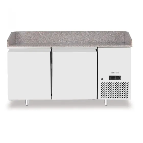 Comandă acum Masa racire pt pizza, blat de granit, 2 usi., Arktic, 250L, 230V/250W, 1510x800x(H)875mm