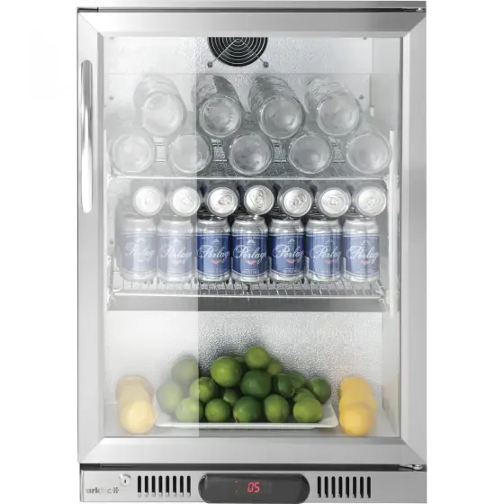 Frigider de bar cu o usa, Arktic, 75L, Argintiu, 230V/175W, 530x500x(H)835mm Noutate