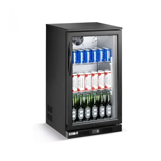 Vitrina frigorifica de prezentare interval temp. 2/10 C, 150 W, corp inox, ARKTIC by Hendi, 500x500x(H)900 mm 93 Litri, Clasa energetica D Retur ușor
