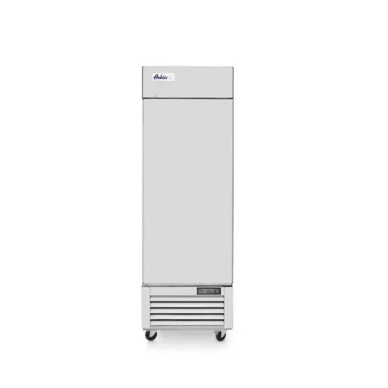 Preferatul clienților Congelator profesional ARKTIC by Hendi Kitchen Line cu 1 usi 590 L 685x800x(H)2100 mm otel inoxidabil -18/-12°C 330 W 3 rafturi potrivite pentru GN 2/1