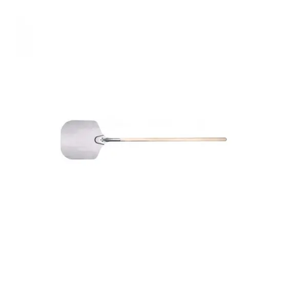 Paleta pentru cuptor pizza, aluminiu, maner lemn, 405x457x(L)860 mm, Hendi Plată sigură
