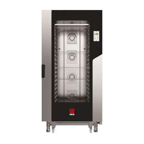 Cuptor electric cu convecție-abur Millennial Touch Screen Gastro cu sistem de curățare, 20x GN 1/1 - control electronic, EKA, 400V/31000W, 930x1035x(H)1900mm Reducere extra