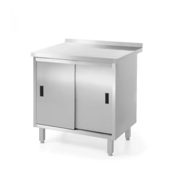 Masa de lucru de perete cu dulap cu usi glisante 800x600x850 mm, Profi Line, Preferatul clienților
