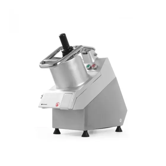 Robot profesional pentru taiere legume - fructe, 750 W, 300 rpm, 5 discuri taiere incluse, Hendi, 50x25x(H)47 cm Ofertă limitată