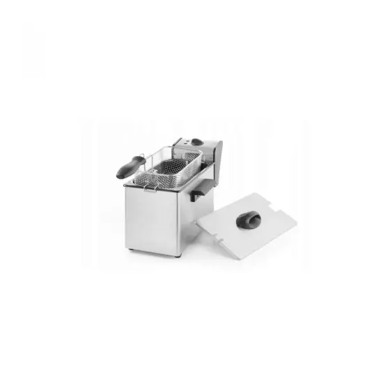 Friteuza electrica profesionala 4 lt, REVOLUTION by Hendi, 2000 W, termostat reglabil, 240 x430x (H)280 mm Expediere rapidă