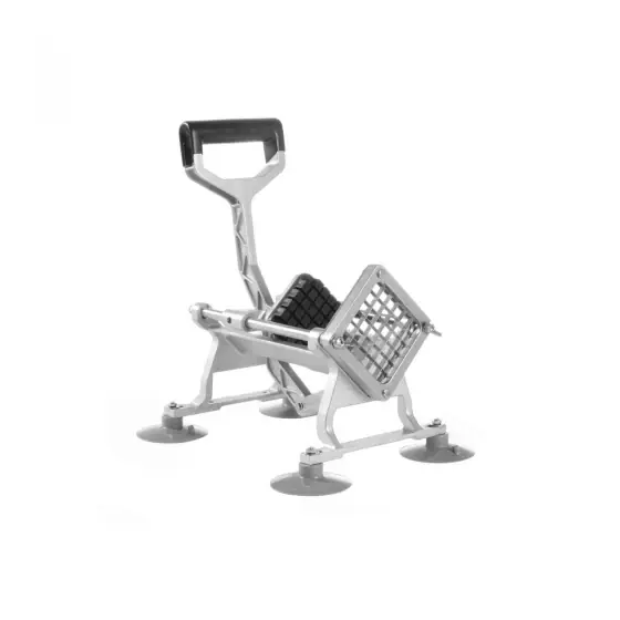 Taietor pentru cartofi prajiti (french), Hendi, aluminiu turnat, contine 4 cutite: 6, 9, 13 mm si pentru taierea in 8 bucati Ofertă