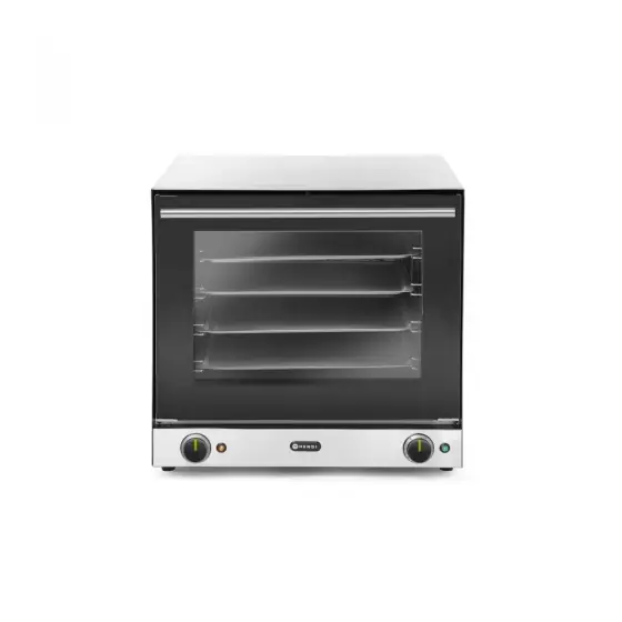 Calitate înaltă Cuptor cu Convectie Hendi H90, 4 Tavi Incluse, 2670W, Termostat 50-300°C, Timer 120 min – Cod 227060