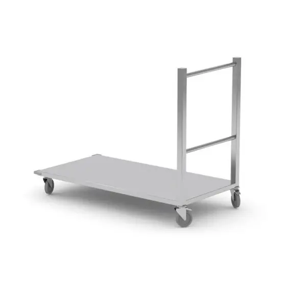 Carucior cu platforma, HENDI, argintiu, 900x600x(H)850mm Preț redus