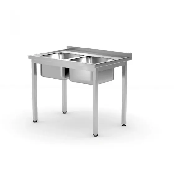Discount Spalator dublu, pregatita pentru asamblare, HENDI, Kitchen Line, 1000x600x(H)850mm