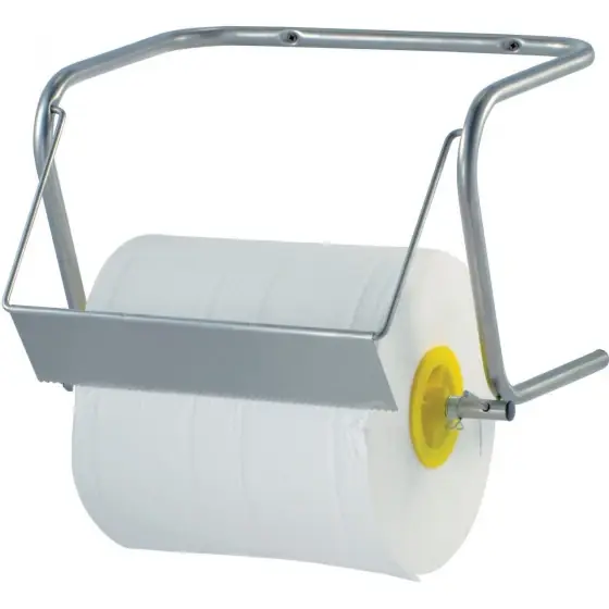 Dispenser industrial pentru rola de prosoape de hartie ,Hendi, cu montare pe perete, 400x250x(H)280mm Promoție