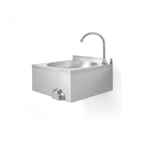 Spalator cu actionare la genunchi Inox usor de actionat cu genunchiul diametru 350 mm si adancime de 123 mm Reducere extra