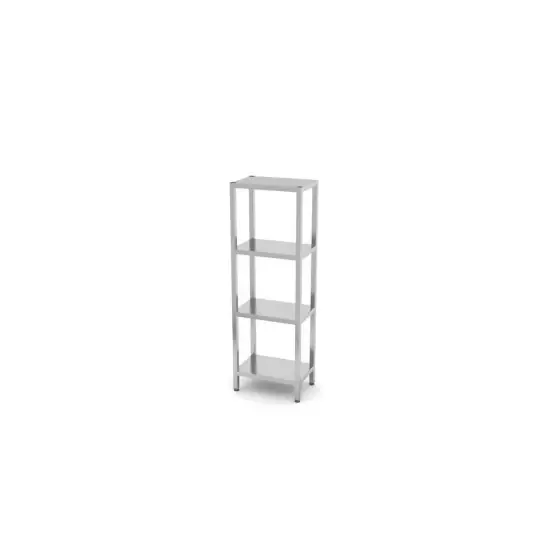 Raft 4 polite, pregatit pentru asamblare, Hendi, Kitchen Line, 600x400x(H)1800mm Ofertă exclusivă