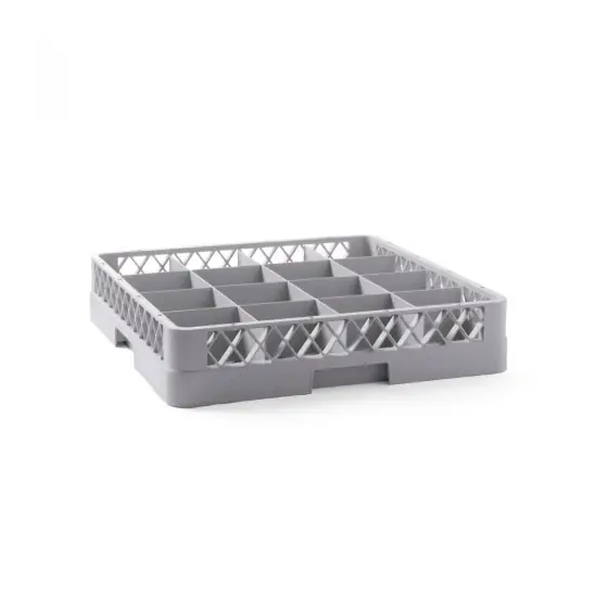 Cumpără acum Cos universal pentru masina de spalat vase, polietilena, Gri, Hendi 16 compartimente 500x500x(H)100 mm