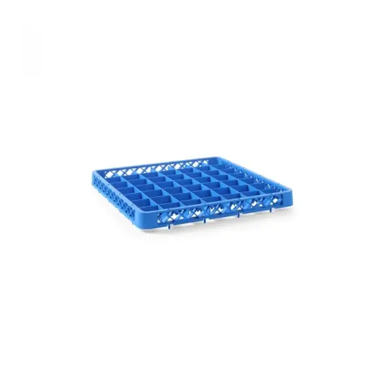 Noutate Cos universal pentru masina de spalat vase polietilena Albastru 500x500x(H)45 mm, Hendi 49 compartimente