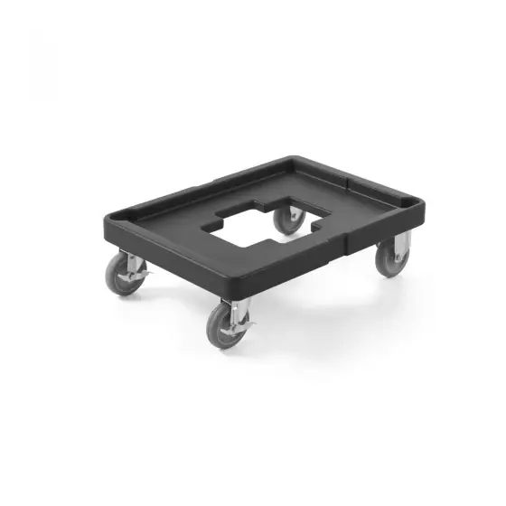 Carucior platforma cu roti pentru transport cutii, 71x53x(H)23 cm, Hendi Popular