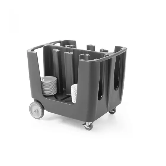 Carucior Hendi pentru transport farfurii, polipropilena, pentru farfurii cu diametrul ?de la ø170 mm la ø330 mm, 930x720x(H)800 Promoție