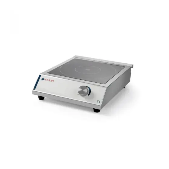 Plita cu inductie profesionala, model Hendi 3500 M, putere 3500W, 327x425x(H)100 mm Plată sigură