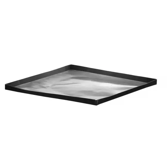 Promoție Tava pentru cuptoare cu convectie si microunde, antiaderenta, HENDI, neagra, 280x280x(H)18mm