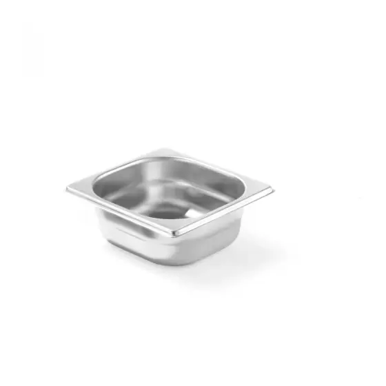 Calitate înaltă Tava Hendi Gastronorm GN 1/6 65 mm 1 lt - gama Profi Line, otel inoxidabil