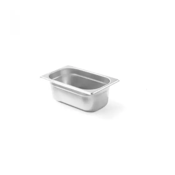 Noutate Tava Hendi Gastronorm GN 1/4 200 mm 5.5 litri, gama Budget Line, otel inoxidabil