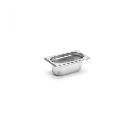Tava gastronorm GN 1/9 din inox 18/10, 176x108xH65 mm Revolution by Hendi rezistenta la temperaturi -40 pana la 300C Reducere specială