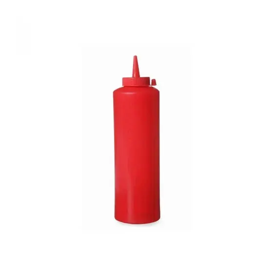 Ofertă Sticla dispenser 350 ml, 55x205 mm, polietilena rosie, Hendi