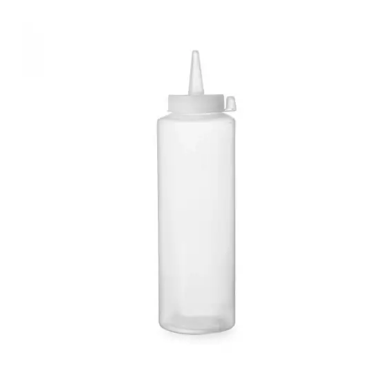Sticla dispenser 0,20 ml, polietilena, transparent 50x(H)185 mm, Hendi Mai ieftin