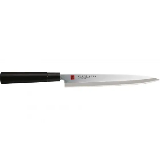 Plată securizată Cutit Sashimi Kasumi Tora - Lama 240mm Otel Carbon