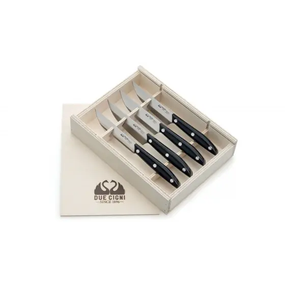 Nu rata Set 4 Cutite Friptura Steak America Due Cigni 1896