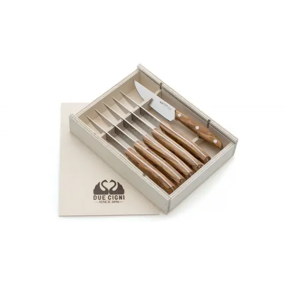 Cel mai vândut Set 6 Cutite Friptura Steak America - Design Premium