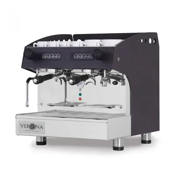 Preț mic Aparat de cafea Julia Compact, 2 grupuri, HENDI, automat, negru, 230V/2700W, 475x563x(H)530mm