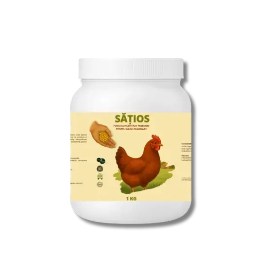 Satios, furaj organic premium pentru gaini ouatoare,1 kg Discount