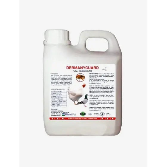 Solutie buvabila combatere paduchi pasari Dermanyguard, 1 litru Reducere extra