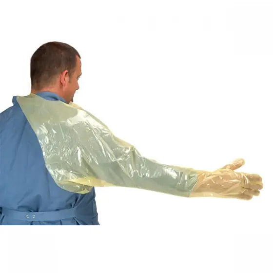 Lichidare de stoc Manusi control gestatie cu protectie umar Krutex super touch, 90 cm, L, 50/set