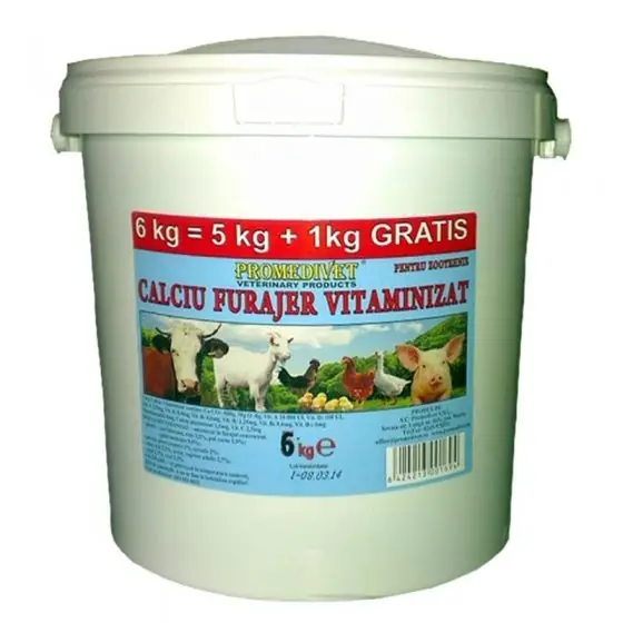 Reducere de preț Calciu furajer vitaminizat, 6 kg