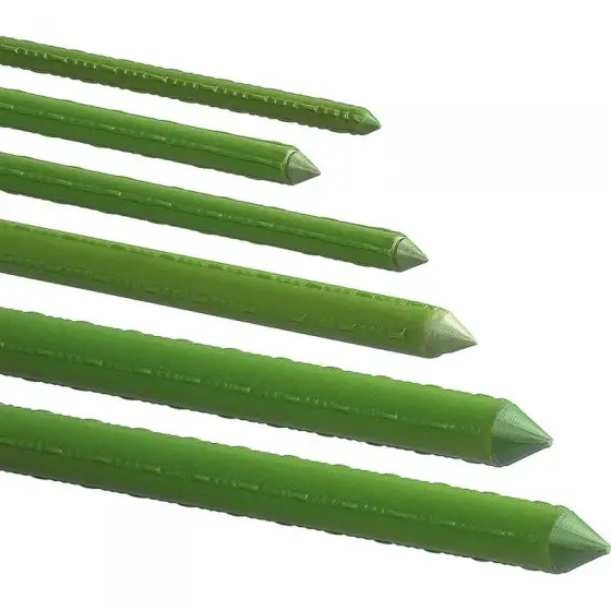 Preț redus Tutore din otel plasticat pentru plante Ø11 mm Lungime 150 cm