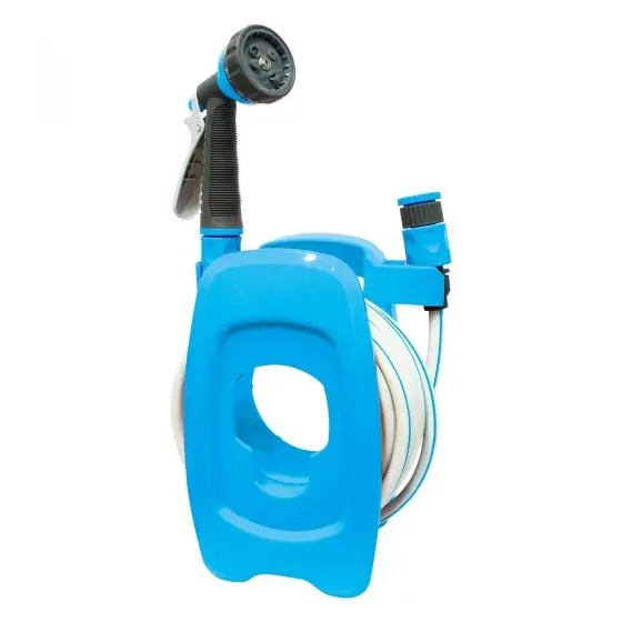 Nu rata Set tambur + furtun 3/8 de 10m + conectori + duză de pulverizare AquaCraft