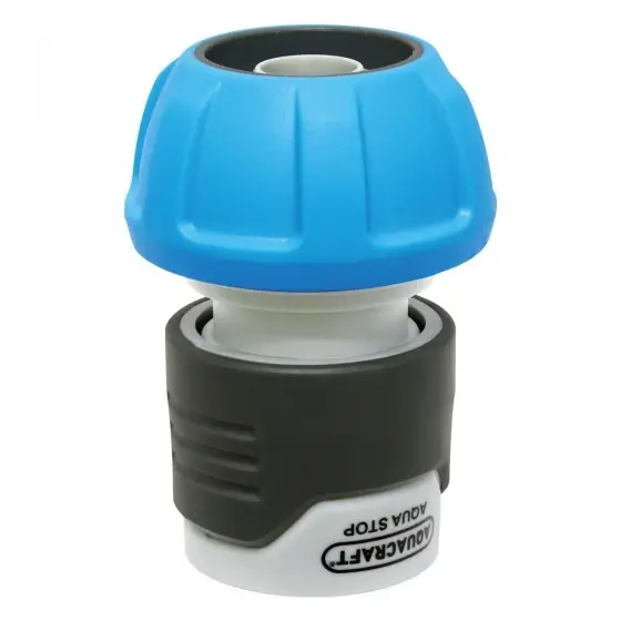 Lichidare de stoc Conector furtun cu sistem de oprire a apei Soft-Touch AquaCraft, 16-19mm (5/8-3/4)