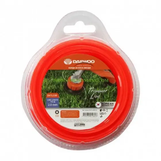 Bestseller Fir trimmer stea 2.0*15 m Daewoo DATL-03B-2.0