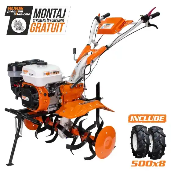 Motosapatoare RURIS 731K Start + roti cauciuc 5.00-8 Comandă acum