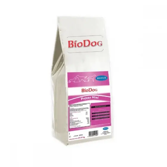 Lichidare de stoc Hrana Uscata Pentru Caini Biodog Puppy Mini 20Kg