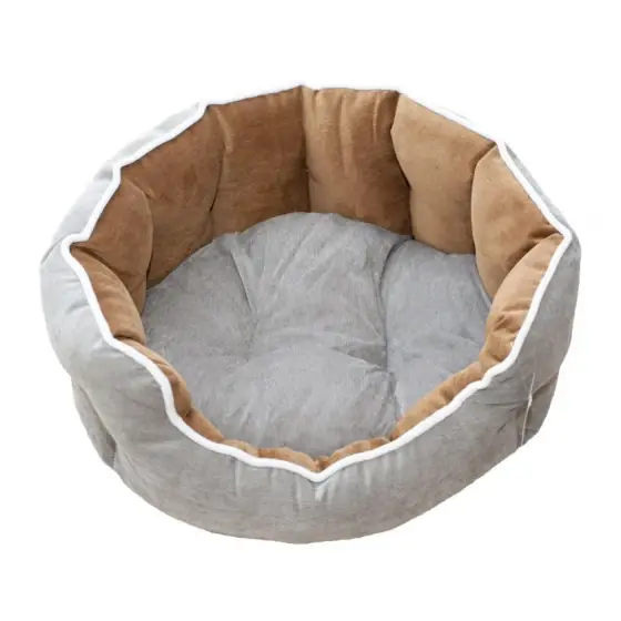 Cumpără acum Culcus Catifea Pentru Caini Si Pisici Gri-Maron 48 X 42 X 17 Cm/ 9247-2021E