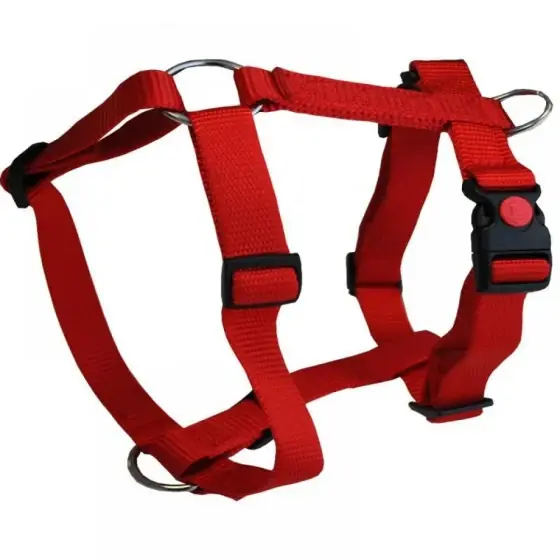 Ham Pentru Caini 3X Ajustabil Nylon Rosu Click 25Mm*65-100Cm Vezi acum