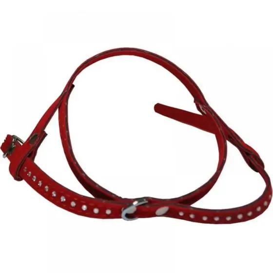 Ham Velur Pentru Caini Milan Strasuri 1 Rand 35Cm Lichidare de stoc