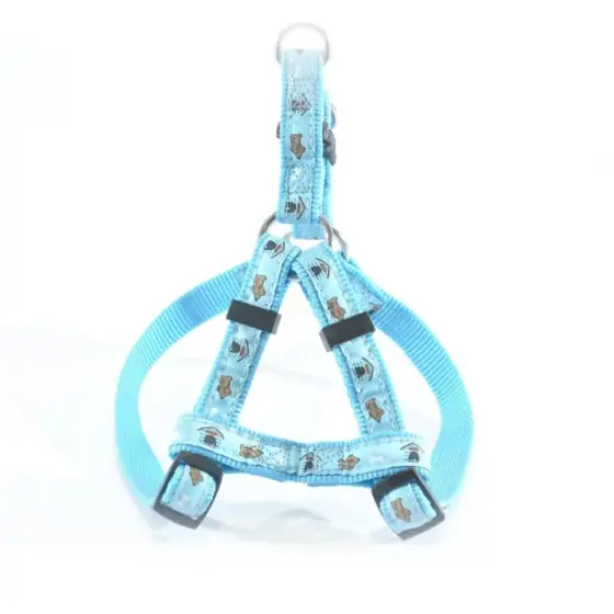 Ofertă specială Ham Pentru Caini Nylon Mol Cu Model Light Blue Click 10Mm*22-40Cm/L2602.10040B